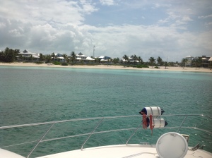 Anchored off Chubb Cay